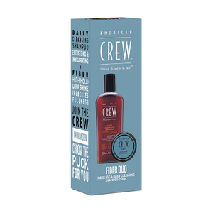 American Crew Fiber Duo (Fiber 85g & Daily Cleansing Shampoo 250ml) American Crew Fiber Duo (Fiber 85g & Daily Cleansing Shampoo 250ml)