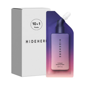Hidehere Collagen Sleeping Mask Box (10+1 Bonus Pack)