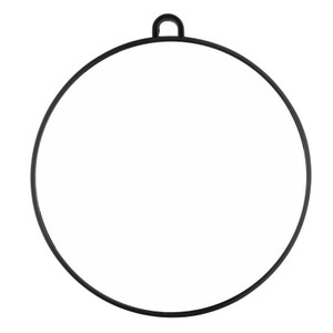 Round Mirror with Back Handle Black Round Mirror with Back Handle Black