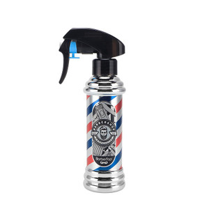 Baber Top Just Water Spray Bottle Barber Pole 200ml - Chrome