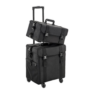 Make Up Case Soft Cover 2-piece Black