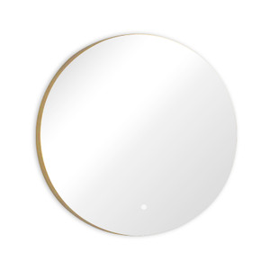 Portal Circle Wall LED Mirror - Gold 80 x 80CM Portal Circle Wall LED Mirror - Gold 80 x 80CM