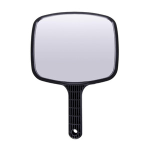 Square Hand Held Mirror Black Square Hand Held Mirror Black