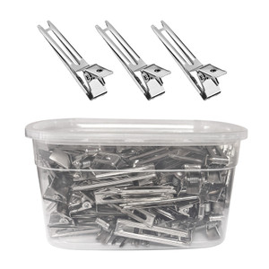 Double Prong Hair Clip 46mm- 100 pieces