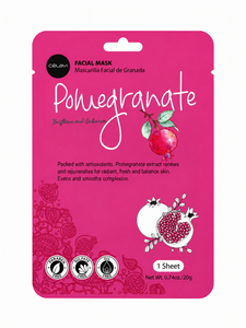 Célavi Pomegranate Facial Mask 1 Sheet