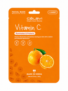 Célavi Vitamin C Facial Mask 1 Sheet
