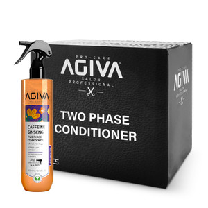 Agiva Caffeine Ginseng Two Phase Conditioner 400ml (Orange) x 24 Packs