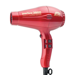Parlux 3800 Ionic Ceramic Hair Dryer -Red