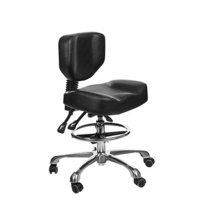 work stool 9942 black feat
