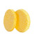 foam round facial sponge cleansing pad pk yellow