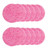 foam round facial sponge cleansing pad pk pink