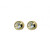 studex sys75 24k gold plated 3mm bezel crystal 7531-0204