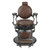 New York Barber Chair Matte Brown