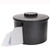 BarberTop Neck Paper Box Dispenser Black