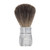 Ribbed Handle Shaving Brush 1piece Silver