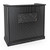 David Reception Desk – Black Marble Color D09 (120cm)