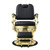 Bison 2.0 Barber Chair Gold Frame- Black A708