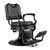 Bison 2.0 Barber Chair Matt Black Frame- Black A709
