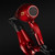 Parlux 3800 Ionic Ceramic Hair Dryer -Red