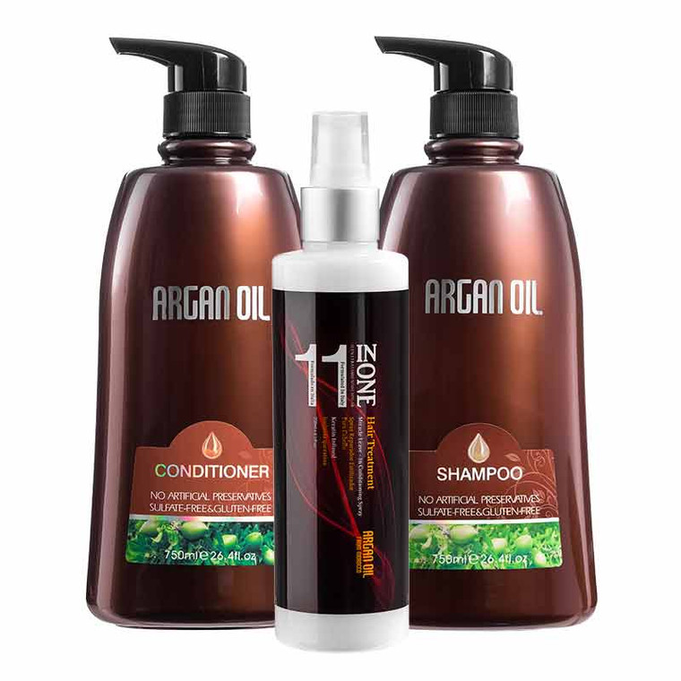 argan oil from morocco ml shampoo conditioner pack with in treatment