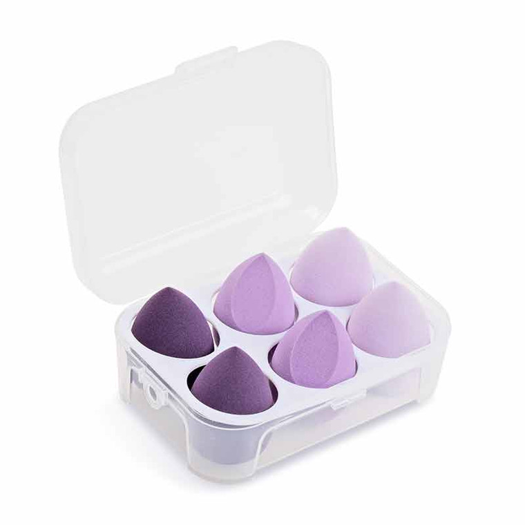 makeup sponge blend egg pieces purple