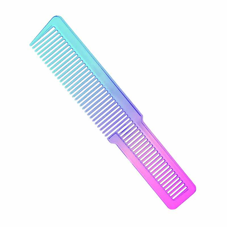 clipper comb metallic blue