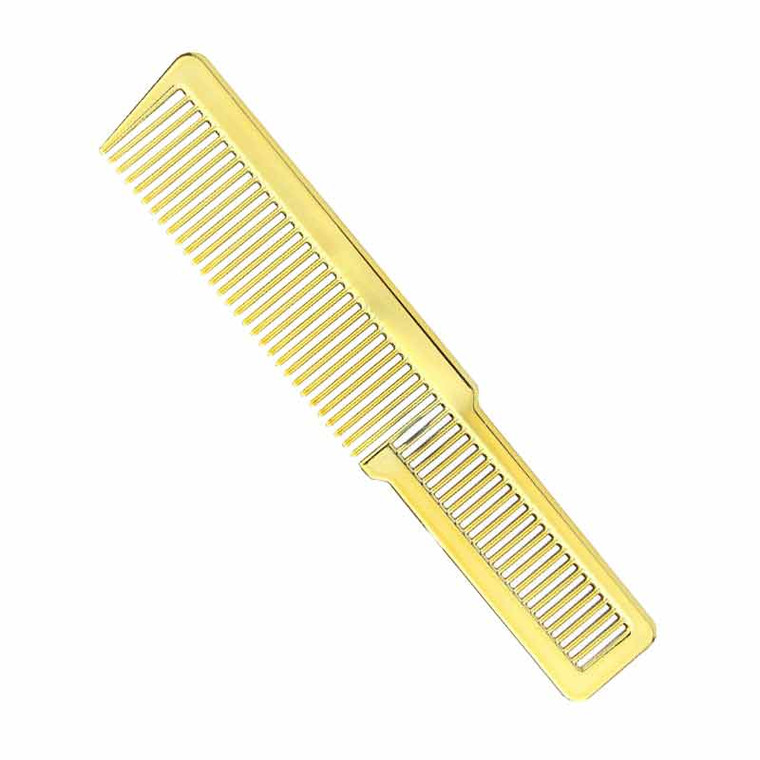 clipper comb metallic gold