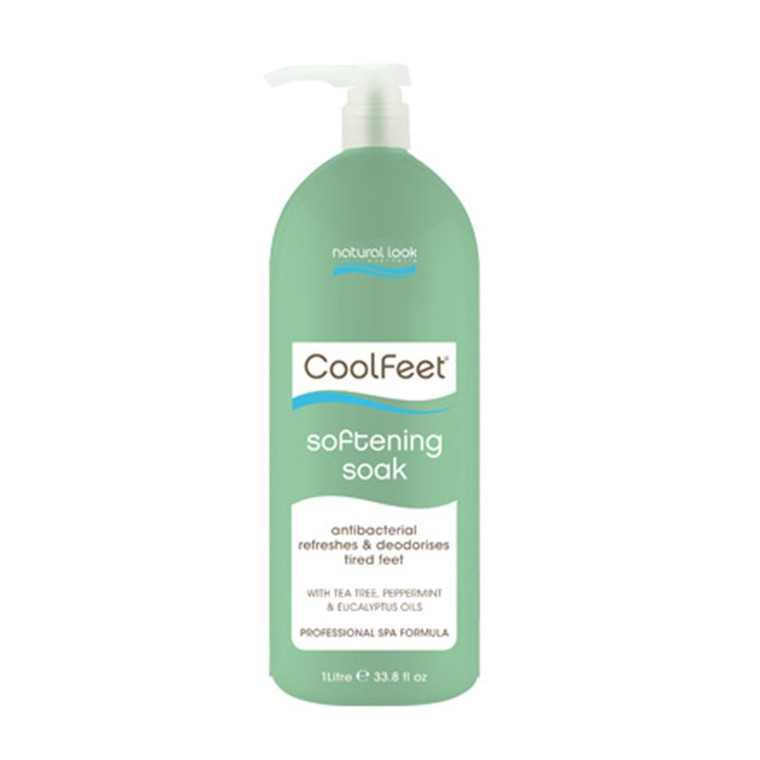 natural look coolfeet softening soak 1l