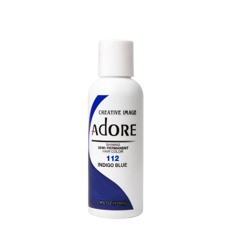 adore semi permanent colour indigo blue ml