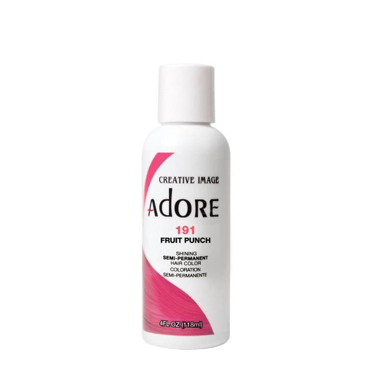 adore semi permanent pastels colour fruit punch ml