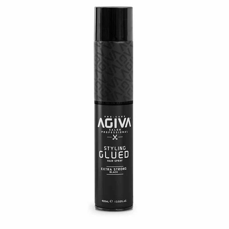 agiva styling glued hair spray extra strong black ml