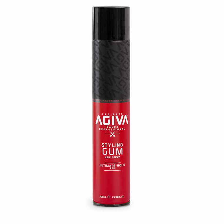 agiva styling glued hair spray gum ultimate hold red ml