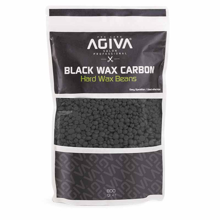Agiva Black Wax Carbon Hard Wax Beans 800g