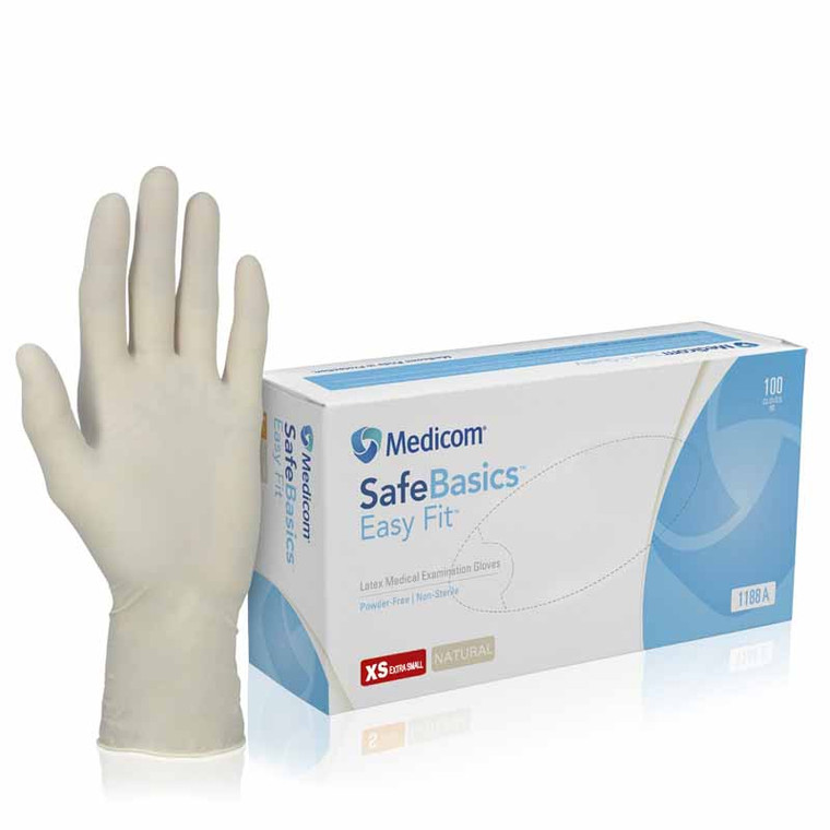 Medicom safebasics easy fit Powder free A Extra small
