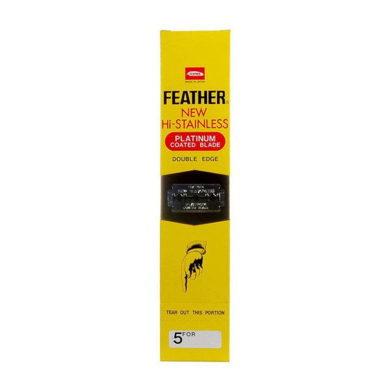 feather platinum coated blade