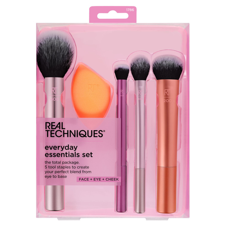 Real Techniques Everyday Essentials Makeup Brush Set