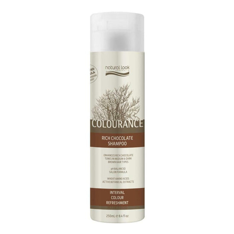 Natural Look Colourance Rich Chocolate Shampoo 250ml Natural Look Colourance Rich Chocolate Shampoo 250ml