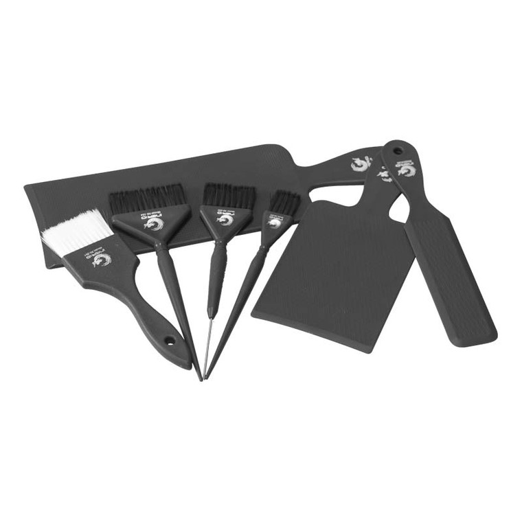 Ingrid Tint Brush Kit 7pc - Black