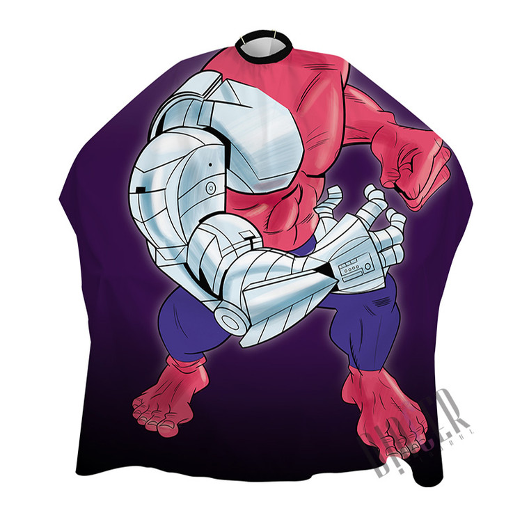 Dincer Star Kids Cape Purple with Red Blue Cyborg