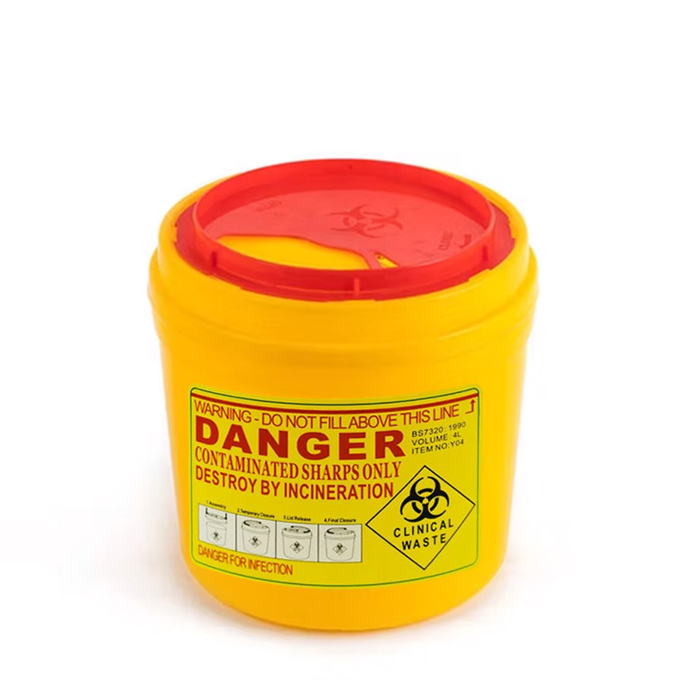 Small Bucket Sharp Container Yellow
