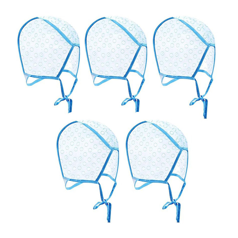 Disposable Streaking Cap Clear 5pack - Blue