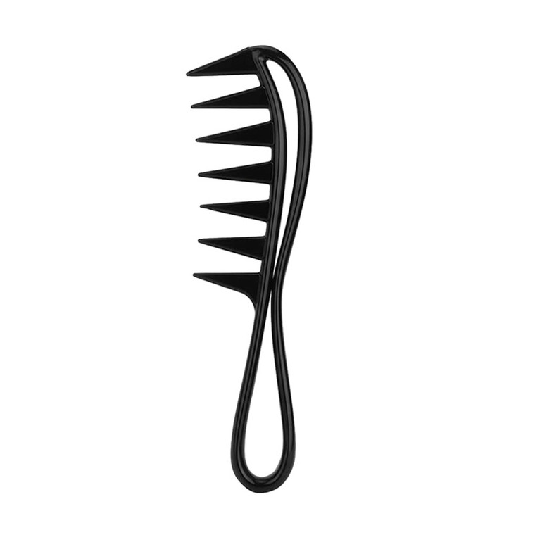 ABS Large Wide Tooth Comb with Handle