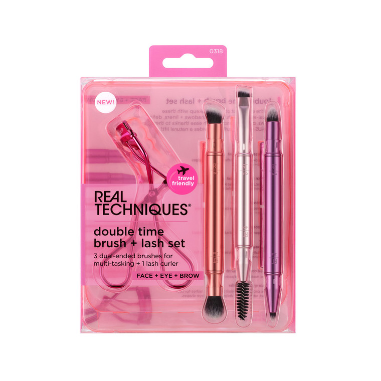 Real Techniques Double Time Brush & Lash Set