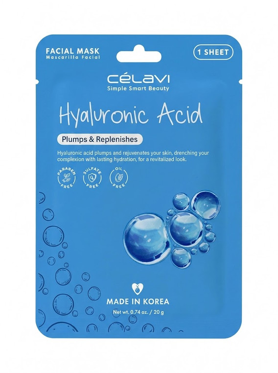 Célavi Hyaluronic Acid Facial Mask 1 Sheet