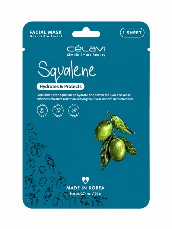 Célavi Squalene Facial Mask 1 Sheet