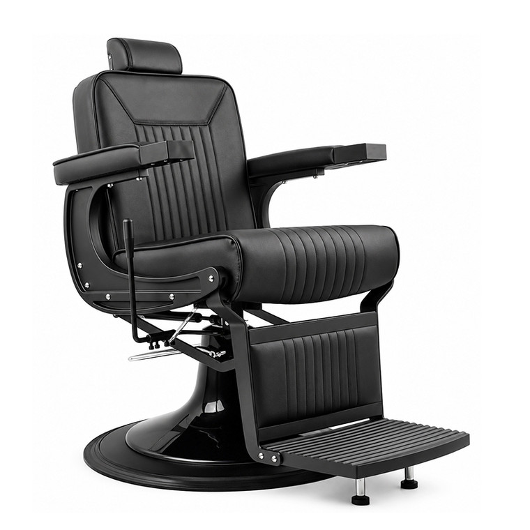 Layth Barber Chair Matte Black - Black A701