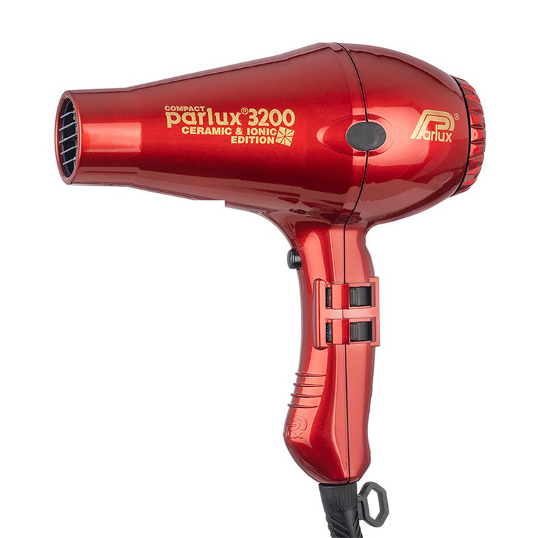 Parlux 3200 Ionic Ceramic Compact Hair Dryer -Red
