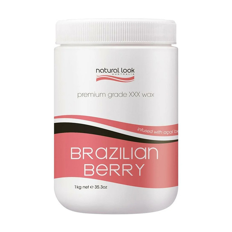 Natural Look Brazilian Berry Strip Wax 1kg