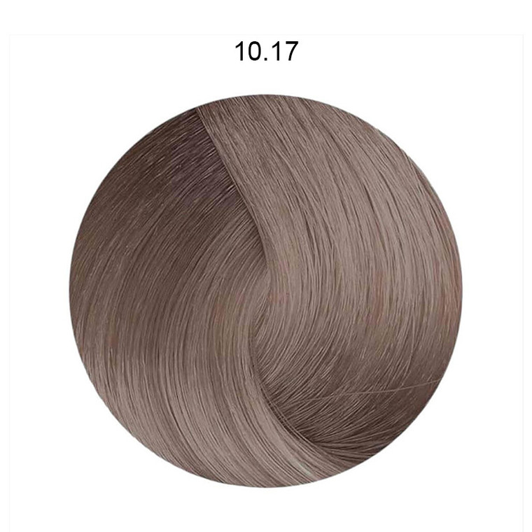 Fanola Color Hair Colour Cream 100ml - 10.17 Blonde Platinum Ash Brown