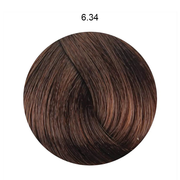 Fanola Color Hair Colour Cream 100ml - 6.34 Dark Blonde Golden Copper